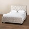 Baxton Studio Annalisa Beige Upholstered Button Tufted Full Size Panel Bed 162-10317 - alternate 10